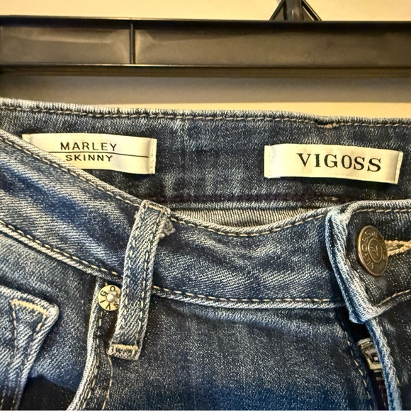 Vigoss Jeans Women’s Blue Marley Skinny Size 28 - Picture 5 of 7